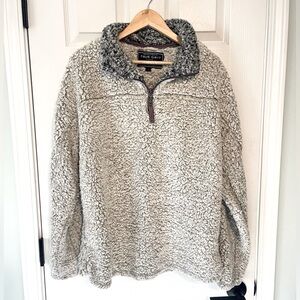 True Grit Sherpa Quarter Zip Pullover Ladies Size M/ Men’s size S